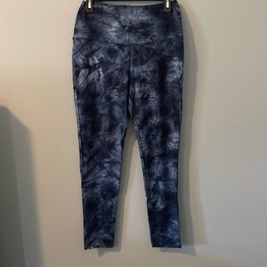 Rachel Zoe Blue Tie Dye Leggings NWOT
